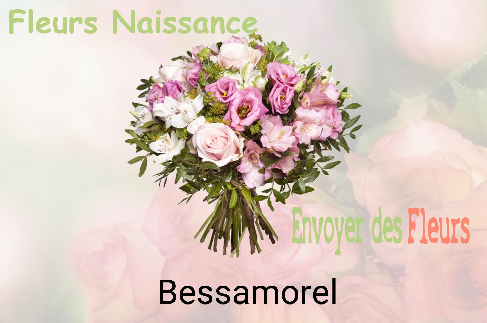 Bouquet de fleurs de naissance livré à Bessamorel